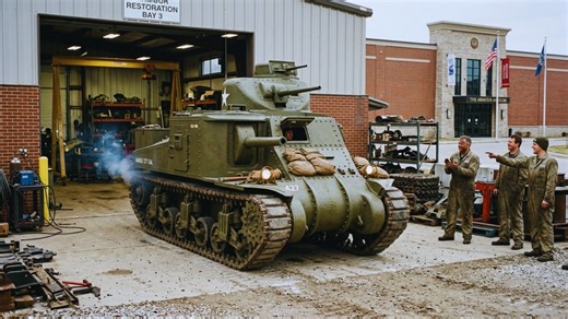 The Lee tank finally drove after 25 years