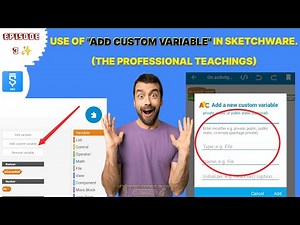 Custom Variables in Sketchware: A Complete Guide