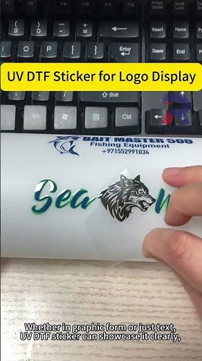 Turn Your Logo into UV DTF Sticker with Clear Details.