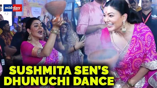 Durga Puja 2023: Sushmita Sen Performs Dhunuchi Dance & Her Connection With Aarya & Taali Characters