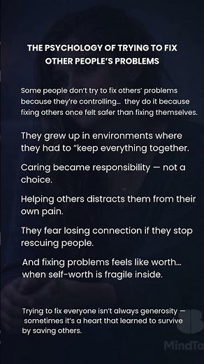 The Psychology of Trying to Fix Other People’s Problems
