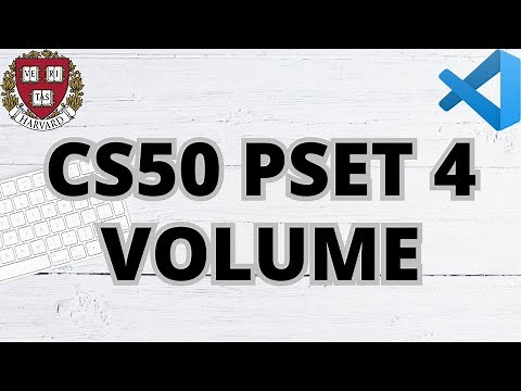 CS50 VOLUME | PROBLEM SET 4 | SOLUTION
