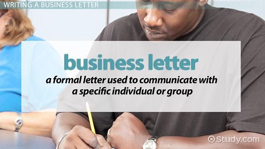 Parts of a Business Letter | Components & Examples