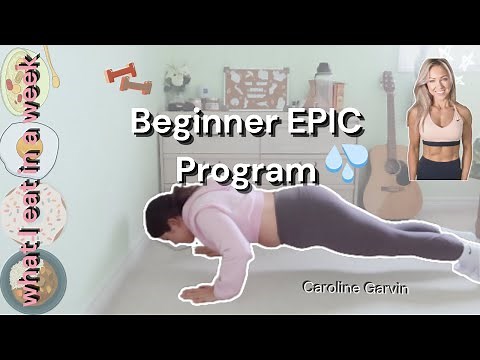 working out to Caroline Girvan || Epic Beginner Program