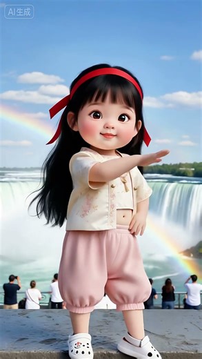 Cutest AI Doll Wearing Hanfu! #AIdoll #Hanfu #CGIart #Cute #Chibi