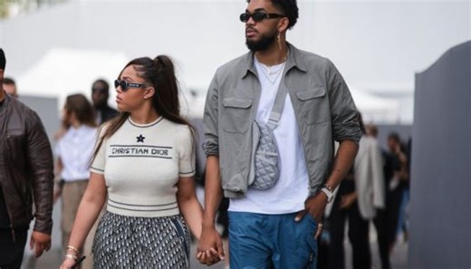 Jordyn Woods And Boyfriend Karl-Anthony Towns Shut Down Paris Fashion Week In Stunning Outfits