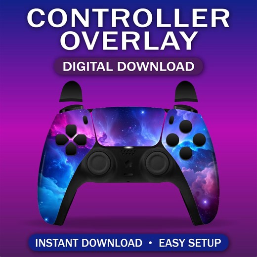 Galaxy Controller Overlay for OBS | Twitch/youtube | Instant Download - Etsy