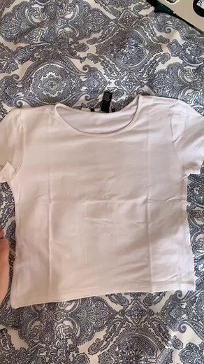 how to make the statement open back tshirt 💘 super easyyy #handmade #tutorial #easydiy #stylishtops