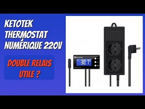 AVIS (2026) : KETOTEK Thermostat Numérique 220V. DÉTAILS