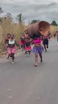 Veja a velocidade dessas competidoras indígenas! #culturaindígena