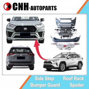 [Hot Item] Auto Replacement Parts Body Kits Front and Rear Bumper Facelift for Toyota RAV4 2019 2020