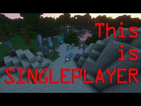 Turning Singleplayer Minecraft into MULTIPLAYER with CLONES!