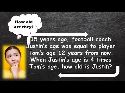 Math Challenge #1 | Guess the Ages using Math