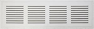 Best 30″ x 6″ Invisagrille Flush Permanent Cold Air Return Vent Cover, Paintable Air Vent Covers for Wall, Fiber Reinforced Cement Board Grill, HVAC Vent Cover with Impact Resistant Primer, BA-IG-CA