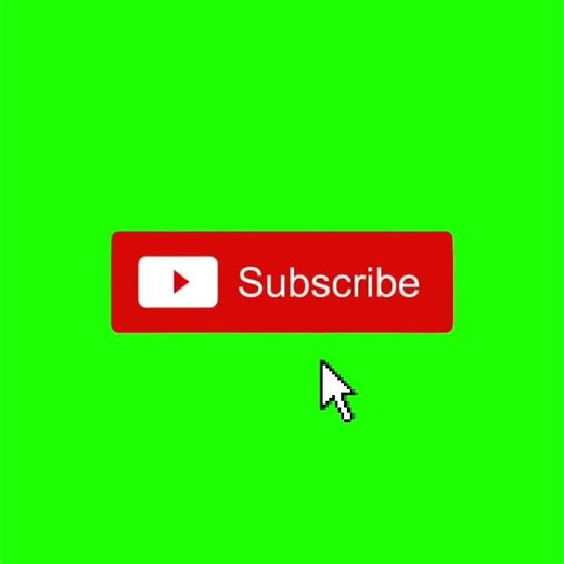Subscribe button green screen effect for youtube videos and editing
