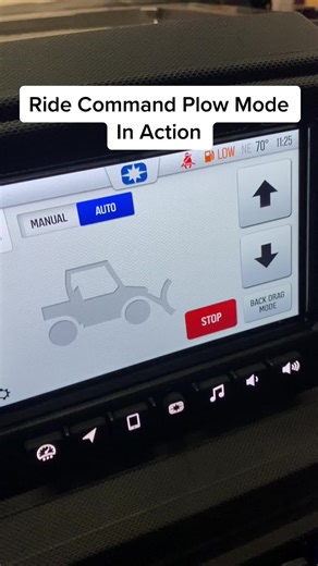 Polaris Ride Command Features for Efficient Snow Plowing
