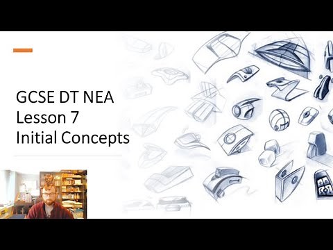 GCSE DT NEA lesson 7 Design ideas or Concept Page