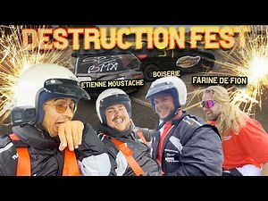 Course la + folle de YouTube ! Avec Etienne Moustache GDB Destruction Fest