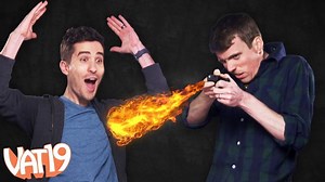 7.2K views · 76 reactions | We blow out a candle and then light the smoke on fire with the Pyro Mini Fireshooter to relight the candle. Awesome! | Vat19.com | Facebook