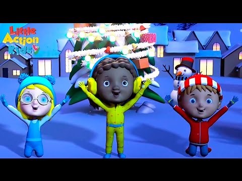 Jingle Bell Rock | Children's BEST Christmas Songs | Sing & Dance Along with Little Action Kids