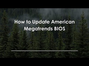How to Update American Megatrends BIOS