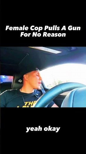Corrupt Cop Pulls GUN During Traffic Stop 😱 #shorts