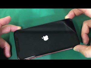 Repair of iPhone XR whose LCD screen was broken by submersion
