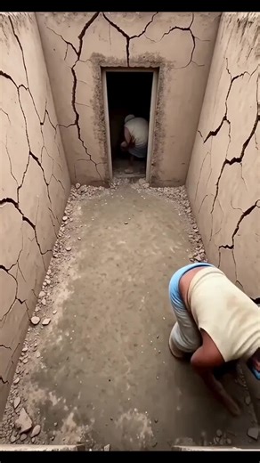 Stunning Transformation of an Abandoned Room with Red Mud Floor