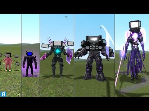 God Titan TVman with Katana Sword evolution - Gmod