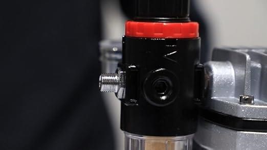 Use air hose to connect with airbrush kit and air compressor