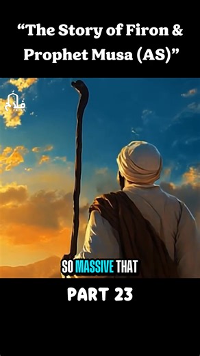 Allah’s Power Manifested: The Staff of Hazrat Musa (A.S) By Allah’s command, Hazrat Musa (A.S) was told to throw what was in his right hand, and it turned into a mighty serpent that swallowed all the illusions of Firon’s magicians. Witnessing this clear sign, the magicians immediately believed in the truth and accepted that Hazrat Musa (A.S) was upon the right path. This moment proves that Allah’s truth always overcomes falsehood. Explore inspiring Qur’anic miracles and lessons with The Falah Ap