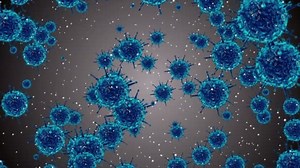 Medical Animation Background Cells Bacteria Viruses World Human Risk Virus