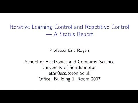 IFAC TC 1-2: Iterative Learning Control and Repetitive Control - A Status Report
