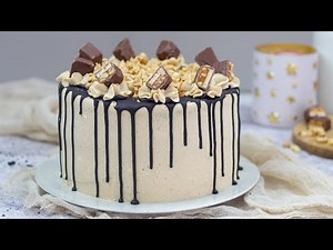 Chocolate Snickers Cake Recipe | Caramel Chocolate Cake | Snickers Cake Recipe