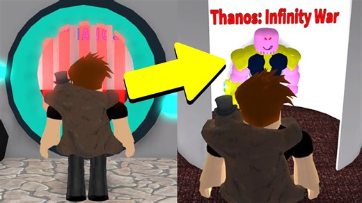 Spending my Robux to become Thanos in Roblox Avengers