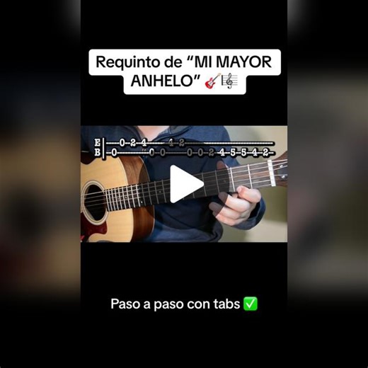 Tutorial Requinto Mi Mayor Anhelo para Principiantes