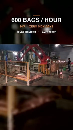 600 Bags / Hour. 24/7. The Industrial Robot Replacing 4 Workers.
