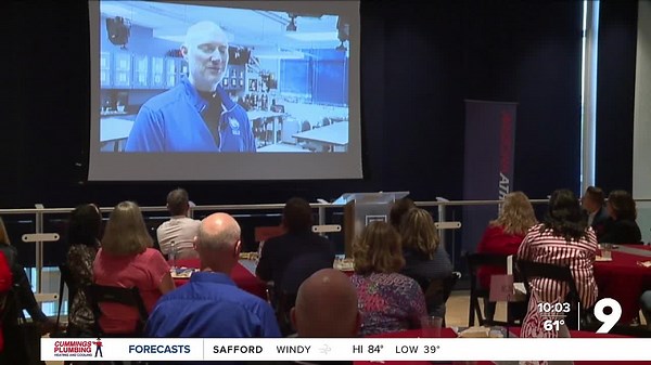 Arizona Athletics names Andrada Polytechnic's Justin Villard 2024-25 High School Teacher of the Year