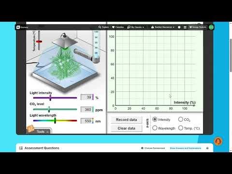 Photosynthesis Gizmo Explained | Light, CO₂, Temperature & Wavelength Effects on O₂ Production