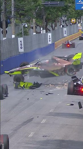 This TERRIFYING crash sends him into the AIR 😱