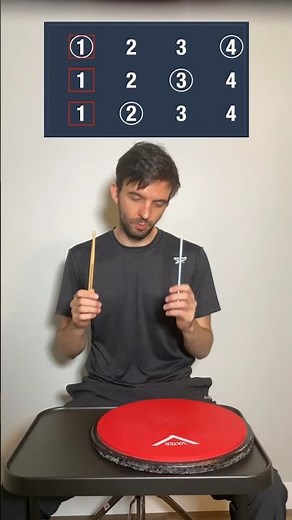 How to play a 4:3 polyrhythm