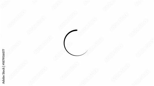 circle loading bar animation.loading circle icon with glow effect on white background. 4K video ,Glow load bar display. Digital design time.