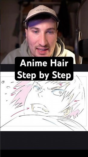Anime Hair Step by Step!