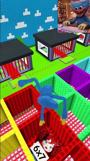 Poppy Playtime Characters in Minecraft! 🎭 The Epic Math Race & Escape! #minecraft #poppyplaytime