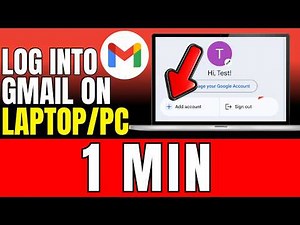 How To Log Into Gmail On Laptop & PC (2026)