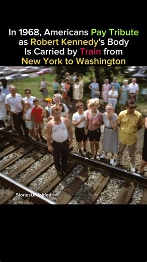 Americans Line the Tracks for Robert F. Kennedy’s Funeral Train