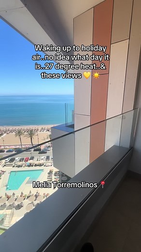 Perfect location. 📍 Take me back ✈️ Highly recommend this hotel.. #fyp #jet2 #jet2holidays #meliahotels #meliatorremolinos #torremolinos #spain #travel #holiday #vacationmode #recommendations #holidayvibes #goodfun #vibe @jet2