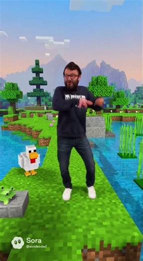 MINECRAFT DANCE TUTORIAL GONE RIGHT #explore #fyp #minecraftmemes #minecraft #funny
