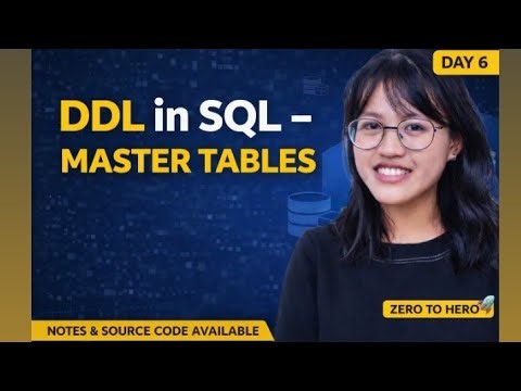 DAY 6 – DDL in SQL Explained | CREATE, ALTER, DROP, TRUNCATE | Database & Schema Explained