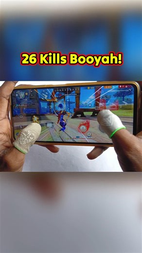 26 Kills Booyah! in BR Ranked 🔥 Poco X3 Pro 120fps (4 finger Handcam)